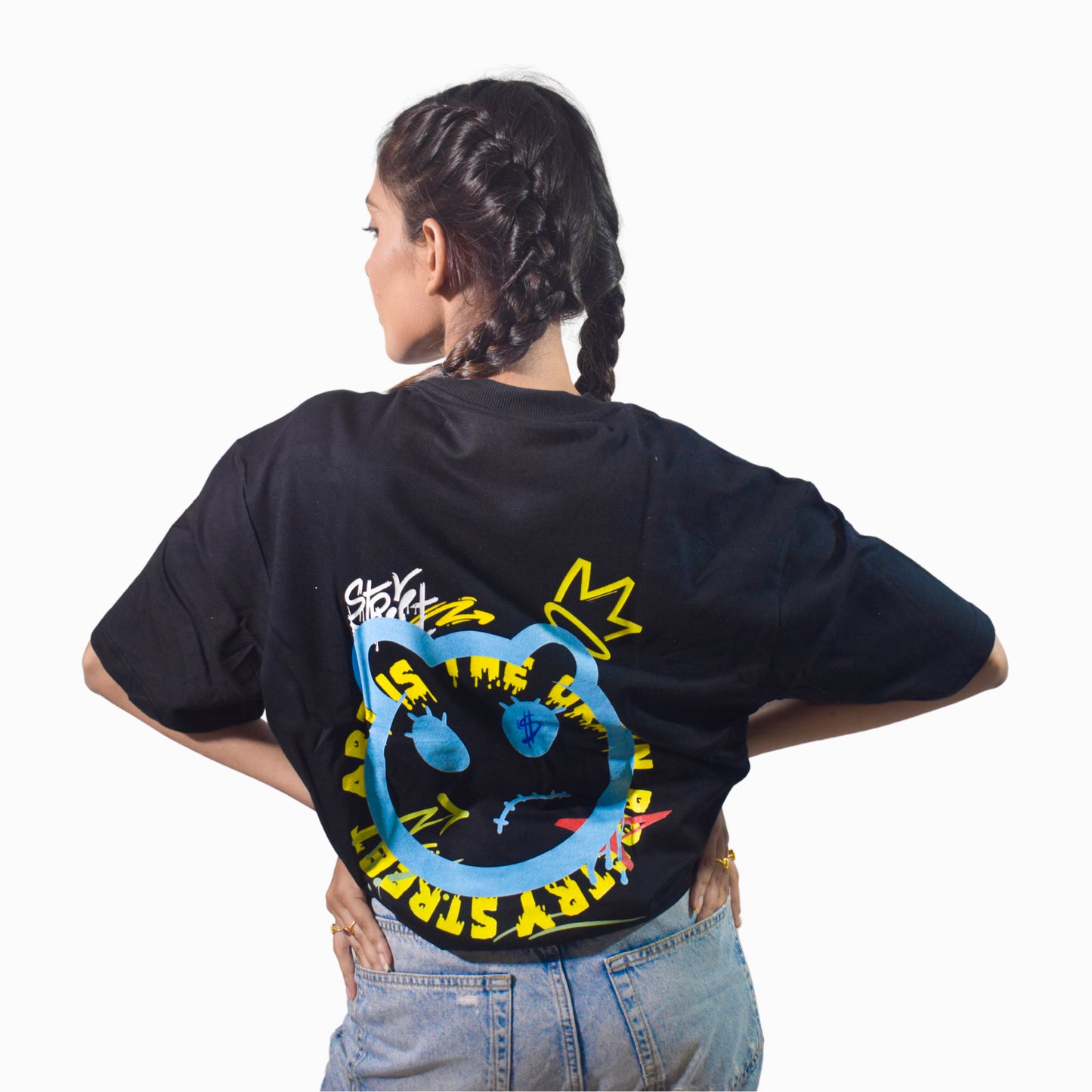 Unisex Ramp Street Black Oversized Tshirt