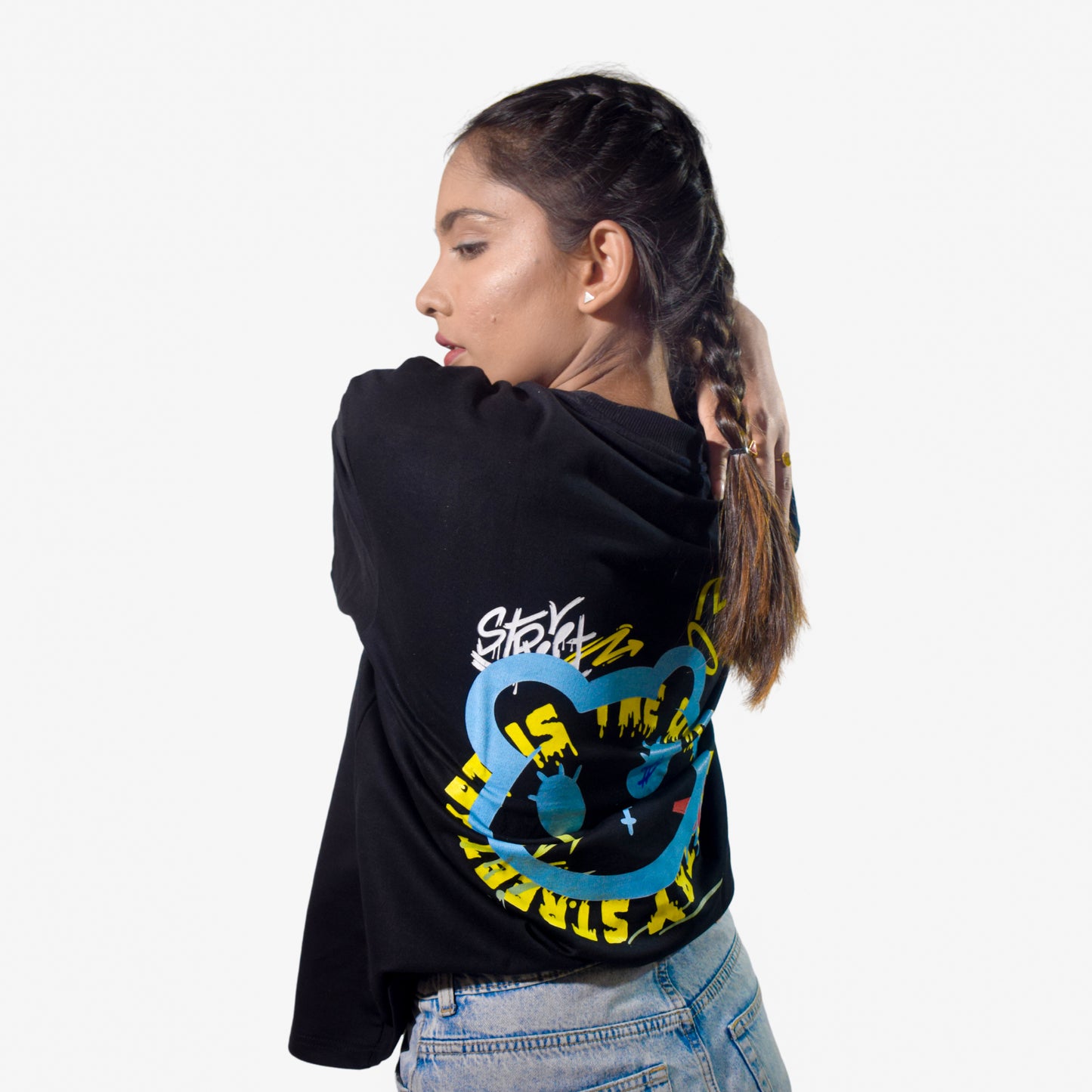 Unisex Ramp Street Black Oversized Tshirt