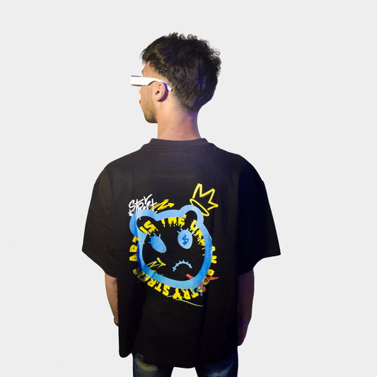 Unisex Ramp Street Black Oversized Tshirt