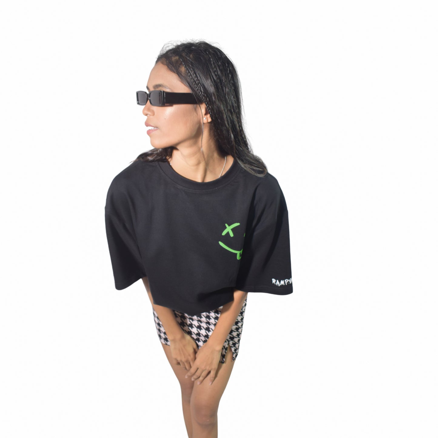 Desire Black Oversized Tshirt