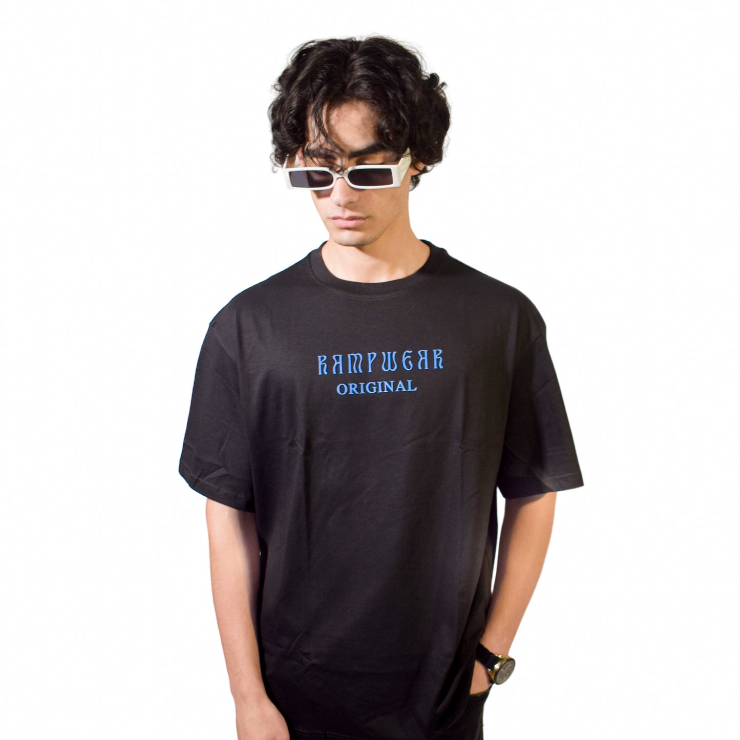 Self Discover Black Oversized Tshirt