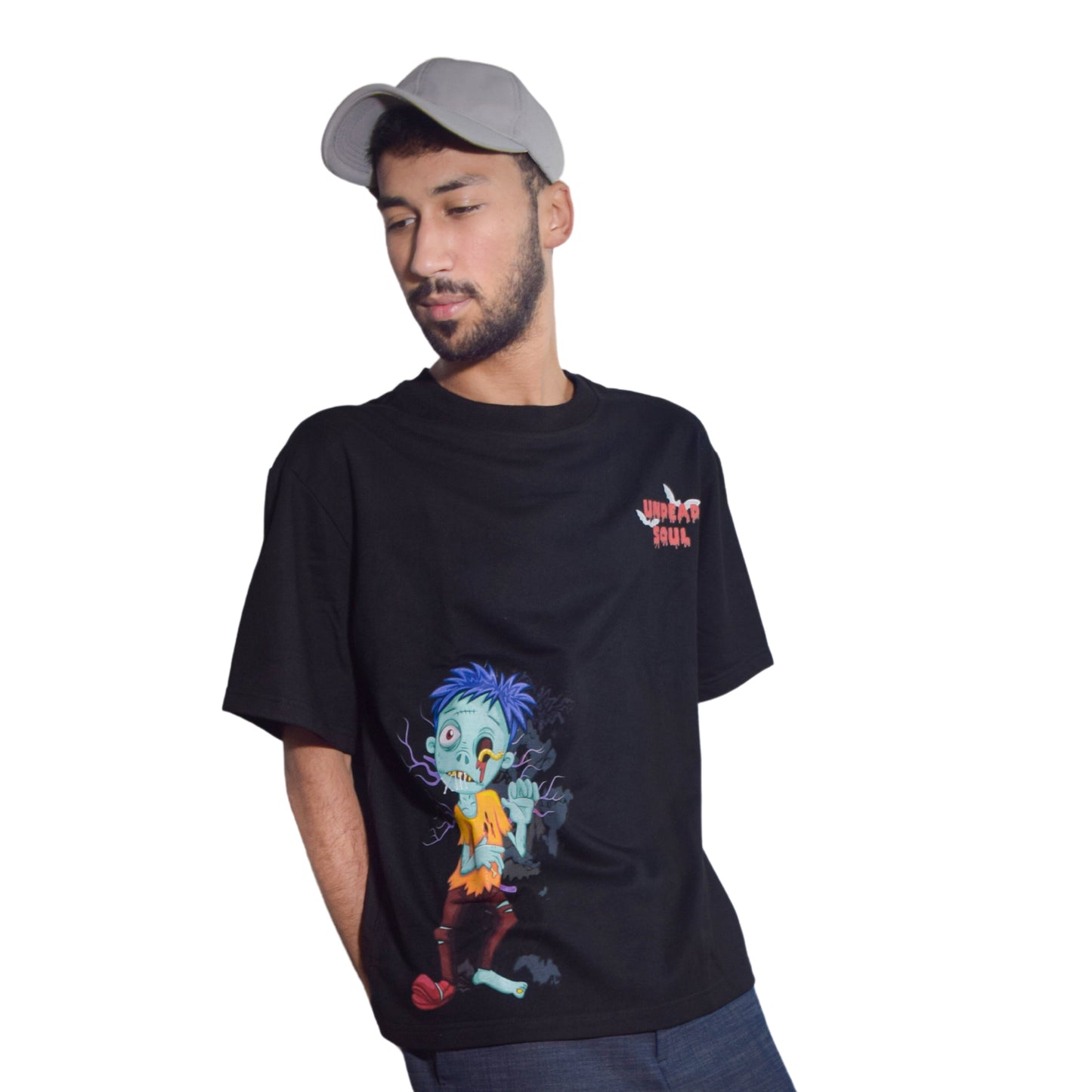 Undead Soul Black Oversized Tshirt