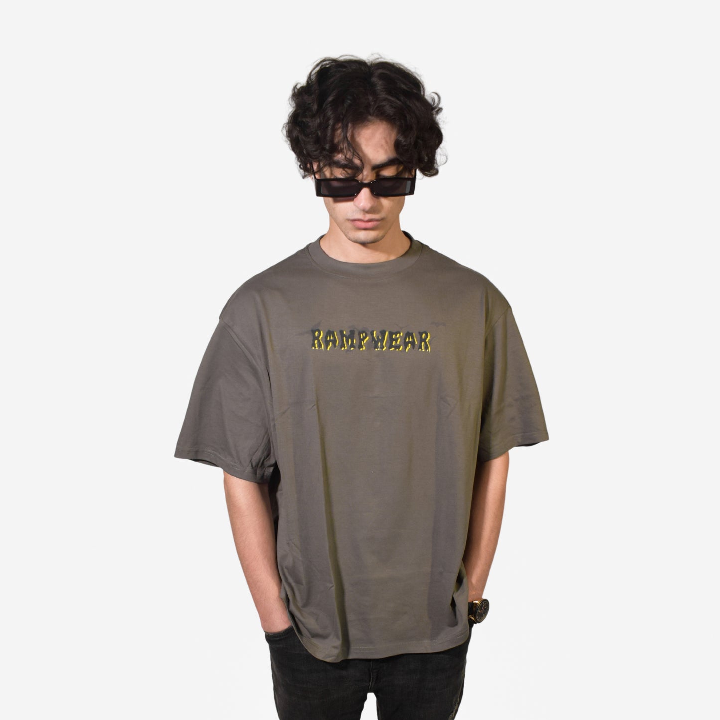 Death Wish Grey Oversized Tshirt