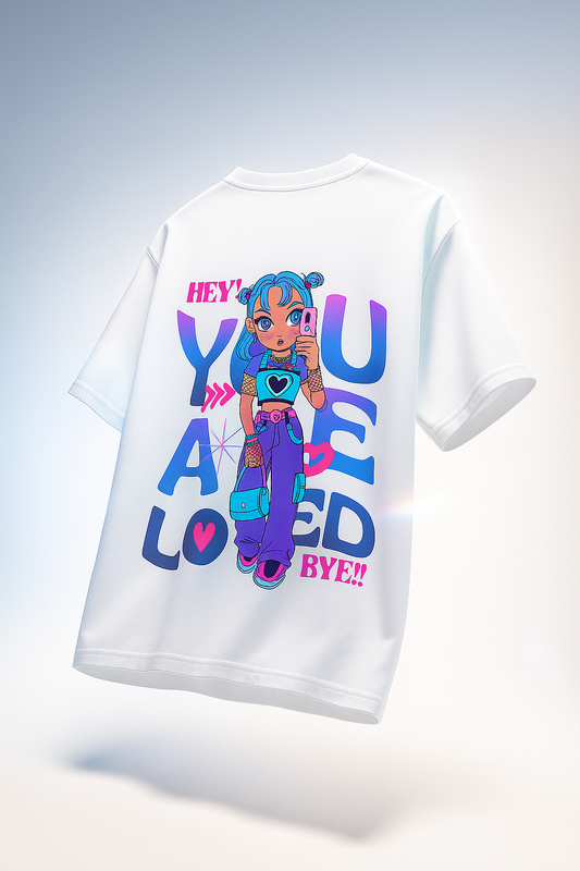 You’re Loved White Oversized Tshirt