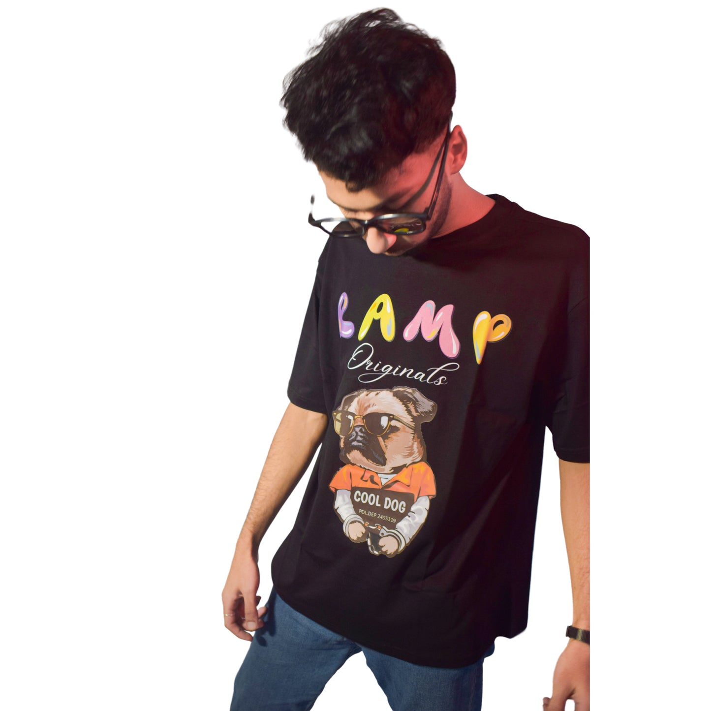 Unisex Ramp Black Oversized Tshirt