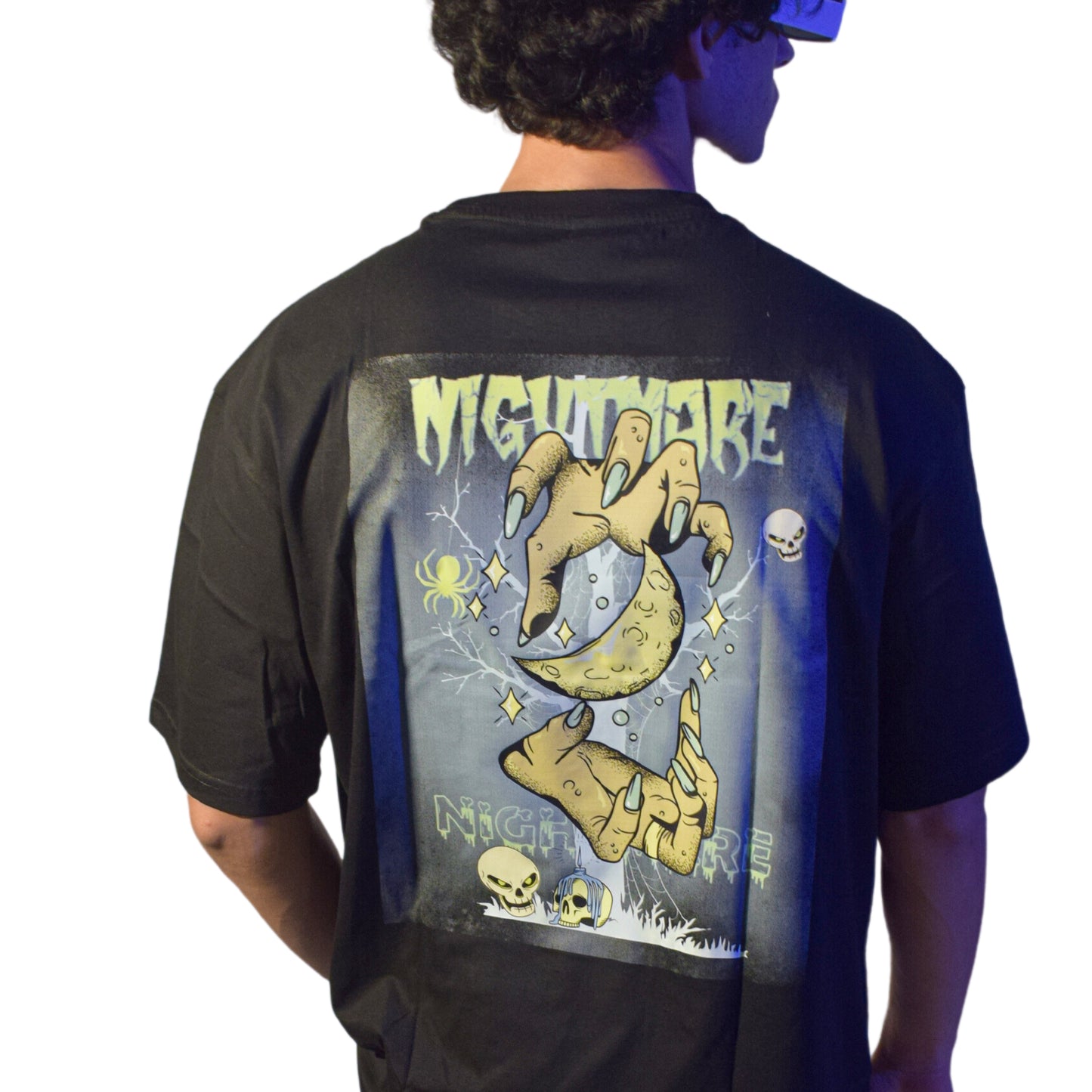 Nightmare Black Oversized Tshirt