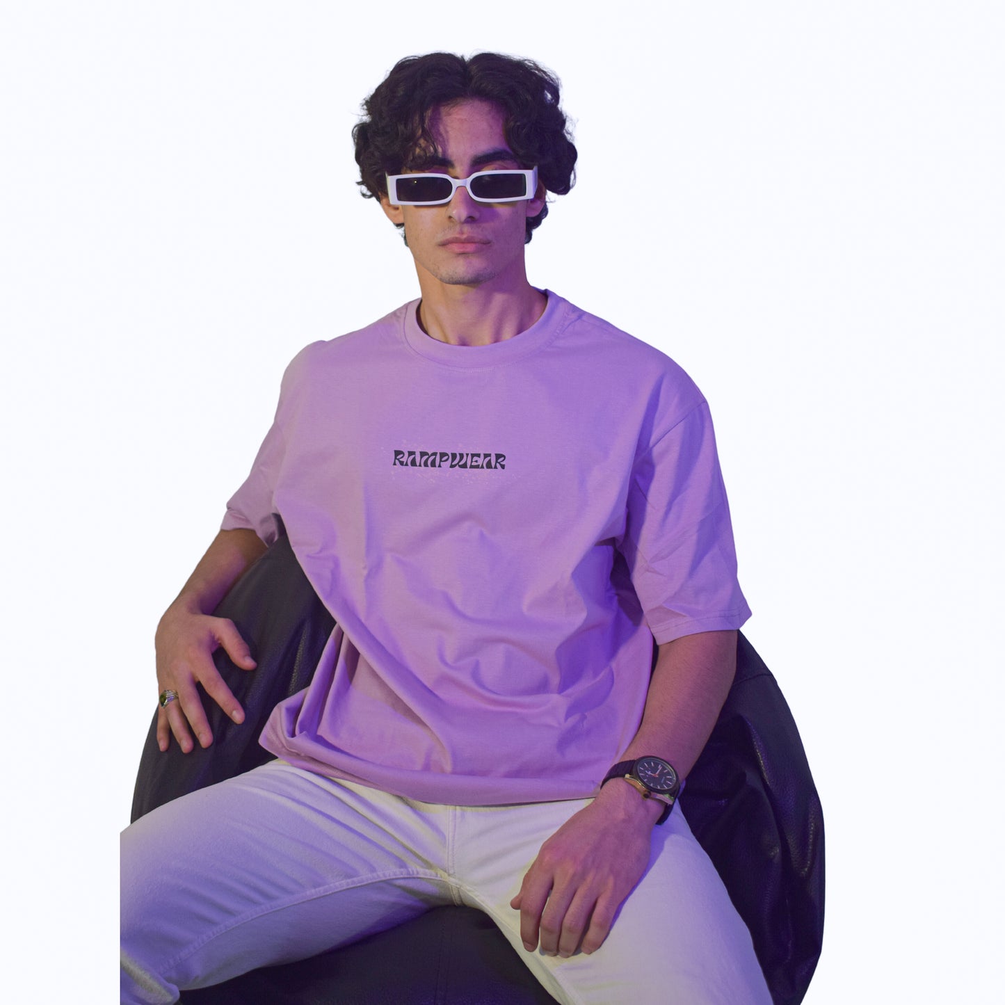 Fearless Purple Oversized Tshirt