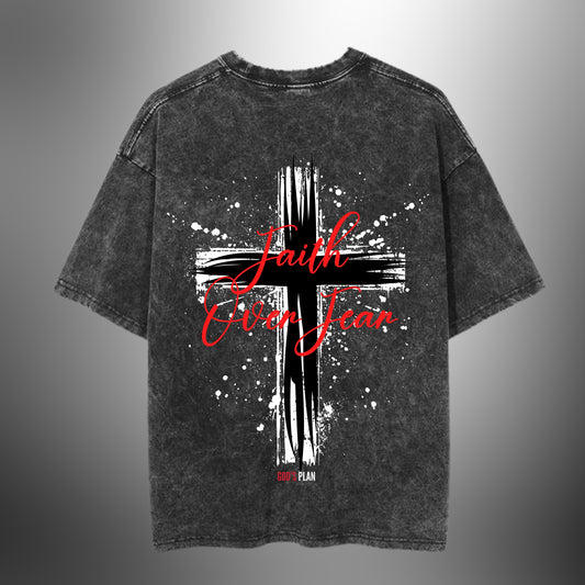 Faith Over Fear Oversized Tshirt